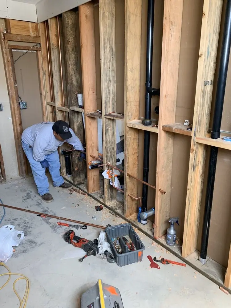 Commercial rough-in plumbing for Gas Line Repair in Murraysville